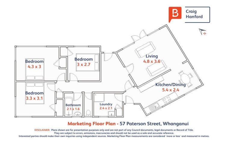 Photo of property in 57 Paterson Street, Aramoho, Whanganui, 4500