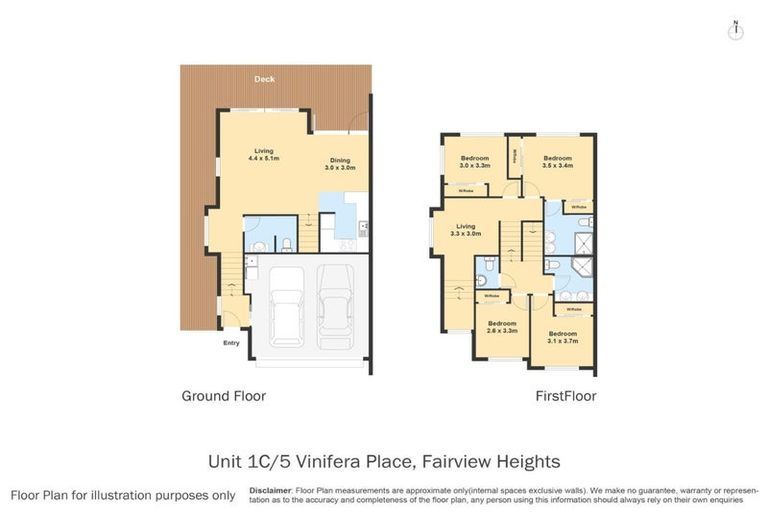 Photo of property in 7/11 Rengarenga Rise, Fairview Heights, Auckland, 0632