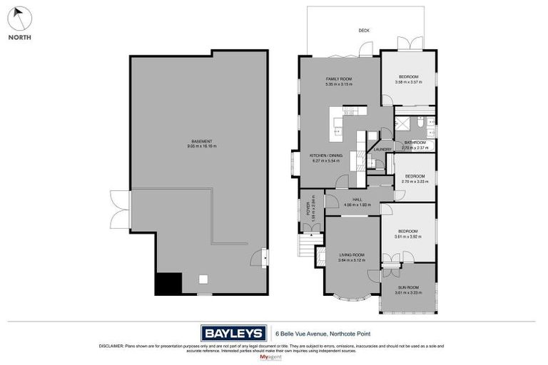 Photo of property in 6 Belle Vue Avenue, Northcote Point, Auckland, 0627