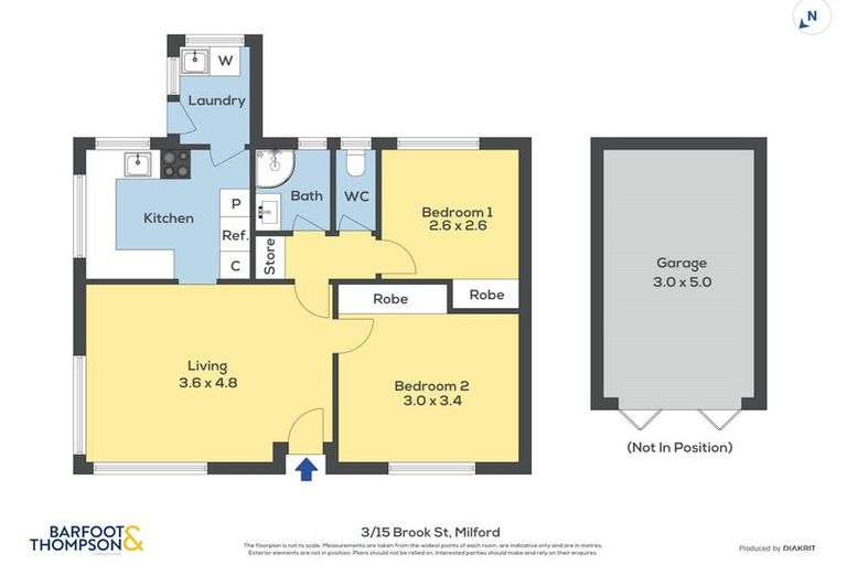 Photo of property in 3/15 Brook Street, Milford, Auckland, 0620