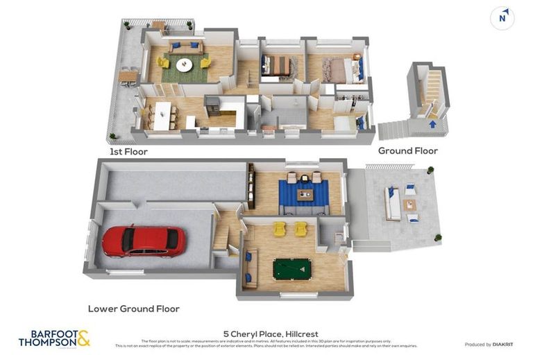 Photo of property in 5 Cheryl Place, Hillcrest, Auckland, 0627