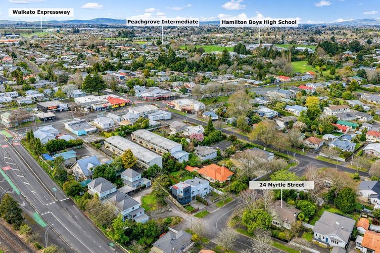 Photo of property in 24 Myrtle Street, Hamilton East, Hamilton, 3216
