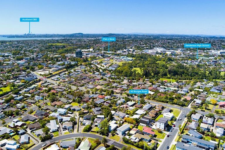 Photo of property in 45 Sturges Road, Henderson, Auckland, 0612