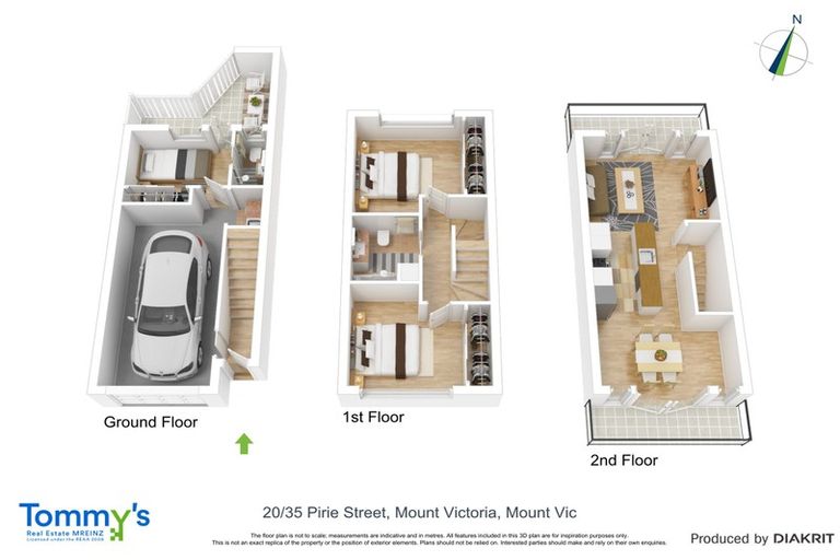 Photo of property in Pirie Street Townhouses, 20/35 Pirie Street, Mount Victoria, Wellington, 6011