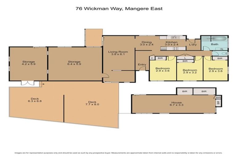 Photo of property in 76 Wickman Way, Mangere East, Auckland, 2024