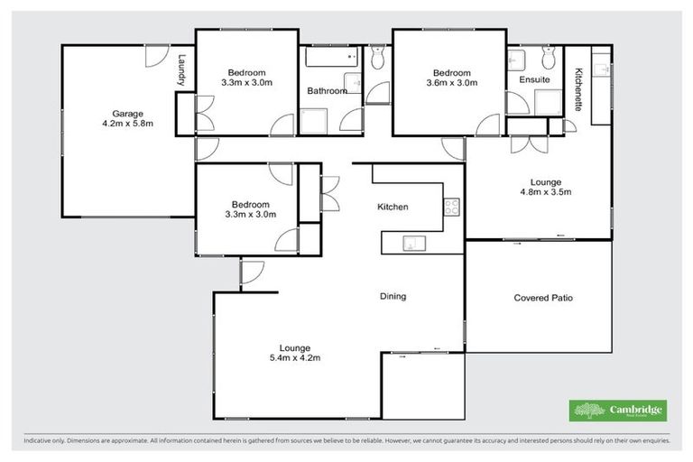 Photo of property in 3a Keats Terrace, Leamington, Cambridge, 3432