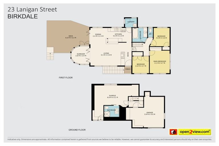 Photo of property in 23 Lanigan Street, Birkdale, Auckland, 0626