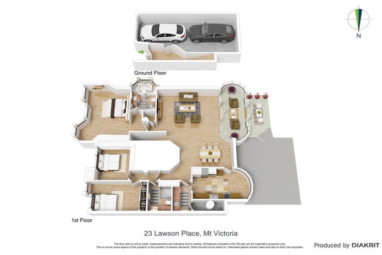 Photo of property in 23 Lawson Place, Mount Victoria, Wellington, 6011