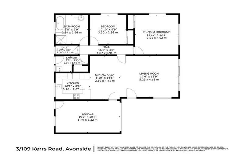 Photo of property in 3/109 Kerrs Road, Avonside, Christchurch, 8061