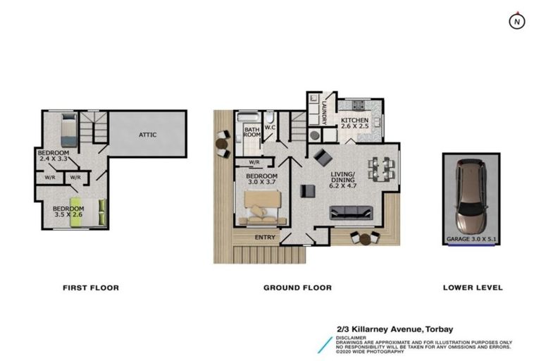 Photo of property in 2/3 Killarney Avenue, Torbay, Auckland, 0630