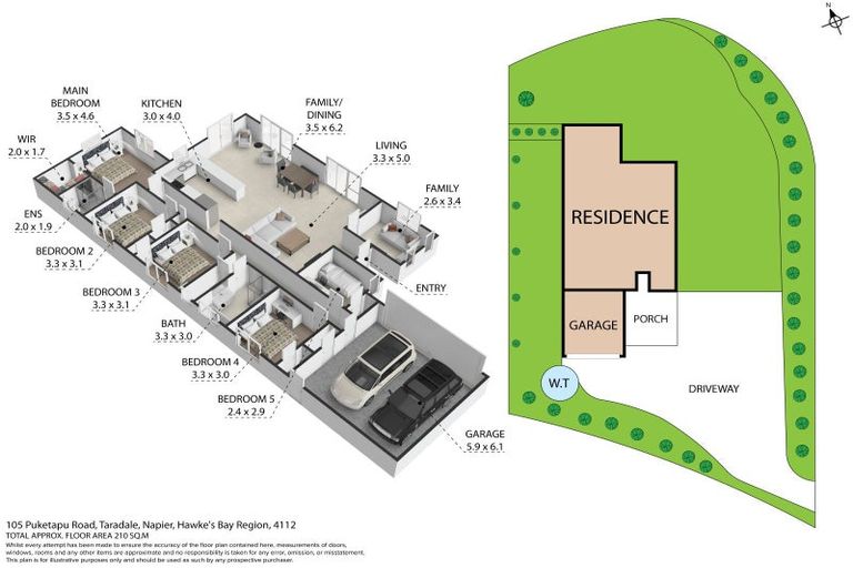 Photo of property in 105 Puketapu Road, Taradale, Napier, 4112