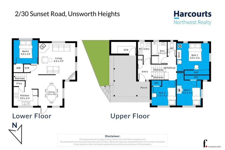 Photo of property in 2/30 Sunset Road, Unsworth Heights, Auckland, 0632