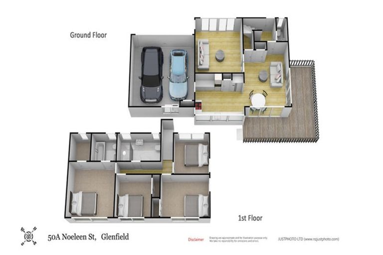 Photo of property in 50a Noeleen Street, Glenfield, Auckland, 0629