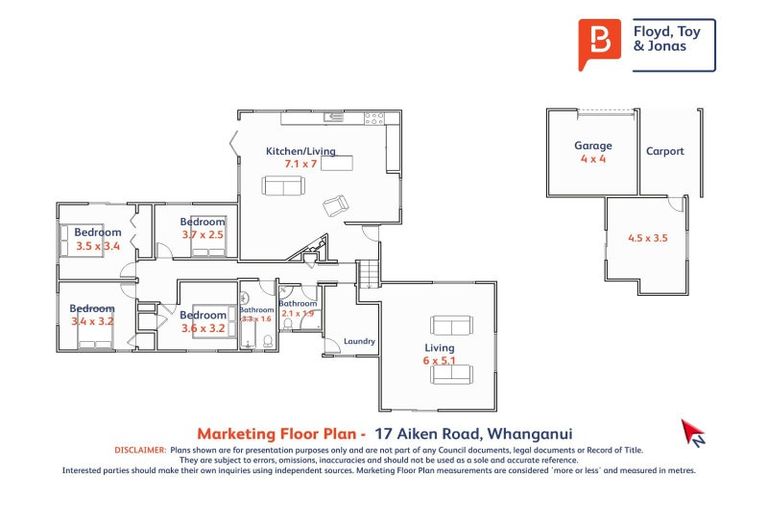 Photo of property in 17 Aiken Road, Saint Johns Hill, Whanganui, 4501