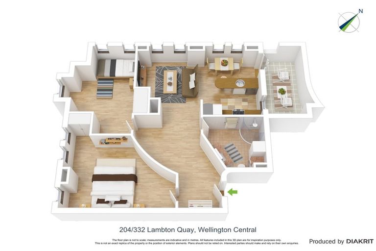 Photo of property in The Quay, 2/332b2 Lambton Quay, Wellington Central, Wellington, 6011