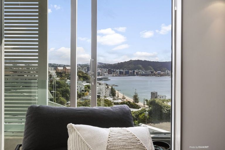Photo of property in Alto Apartments, 3a/22 Telford Terrace, Oriental Bay, Wellington, 6011