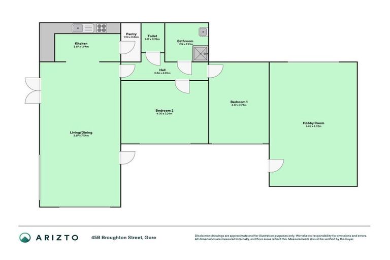 Photo of property in 45b Broughton Street, Gore, 9710