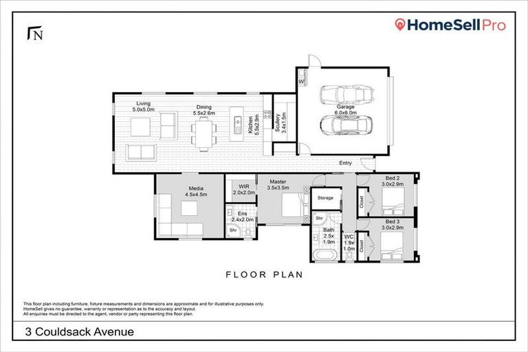 Photo of property in 3 Couldsack Avenue, Chartwell, Hamilton, 3210