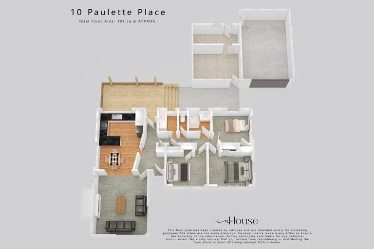 Photo of property in 10 Paulette Place, Queenwood, Hamilton, 3210