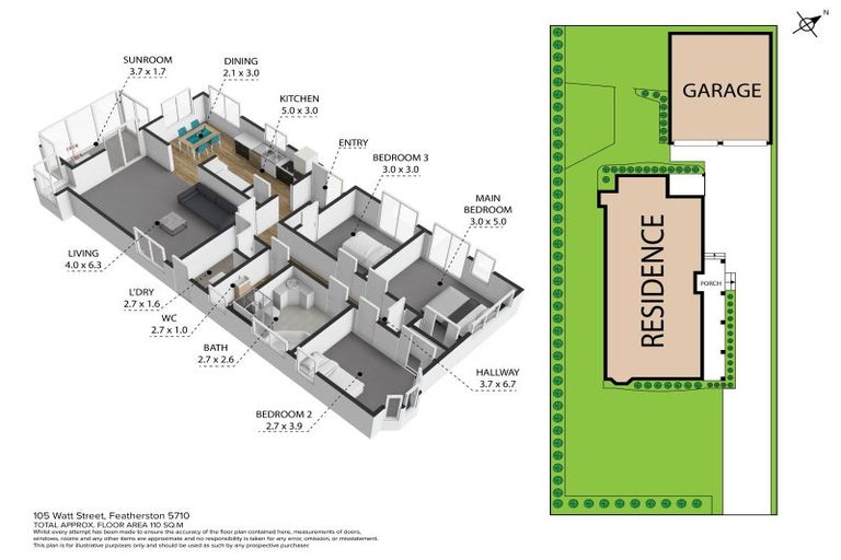 Photo of property in 105 Watt Street, Featherston, 5710