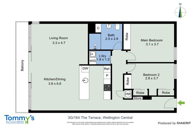 Photo of property in Montreaux Apartments, 3g/164 The Terrace, Wellington Central, Wellington, 6011