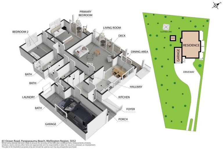 Photo of property in 61 Ocean Road, Paraparaumu Beach, Paraparaumu, 5032