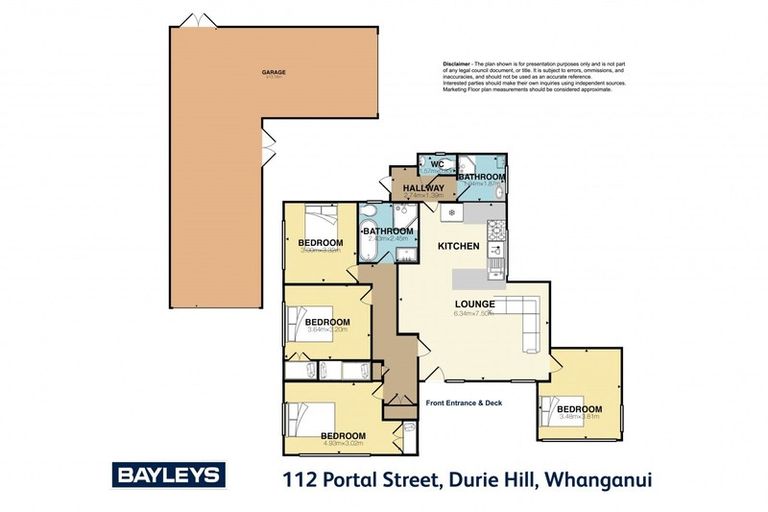 Photo of property in 112 Portal Street, Durie Hill, Whanganui, 4500