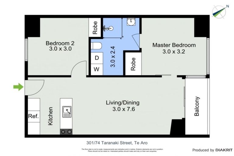 Photo of property in Soho Apartments, 301/74 Taranaki Street, Te Aro, Wellington, 6011