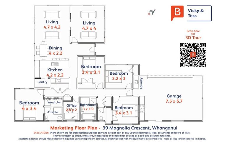 Photo of property in 39 Magnolia Crescent, Tawhero, Whanganui, 4501