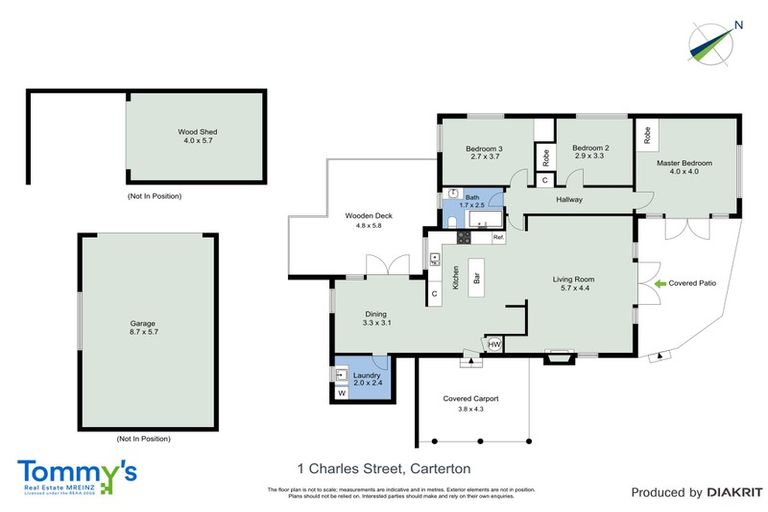 Photo of property in 1 Charles Street, Carterton, 5713