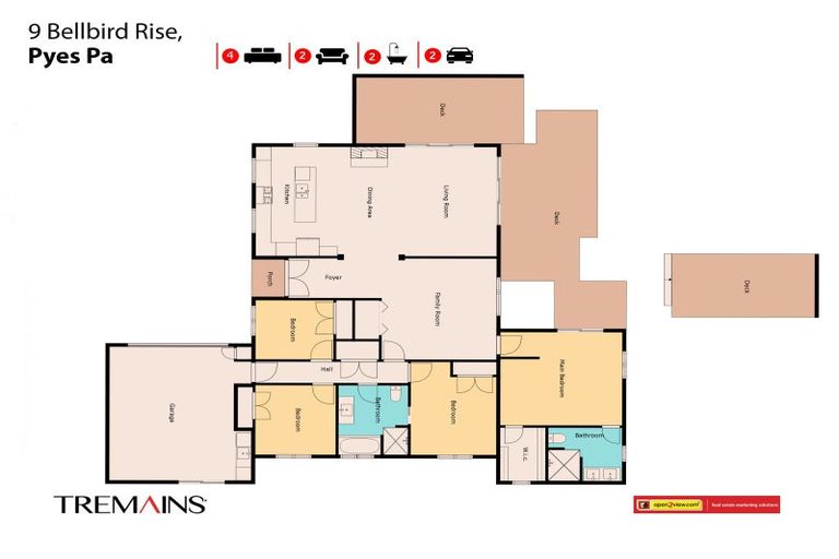 Photo of property in 9 Bellbird Rise, Pyes Pa, Tauranga, 3112