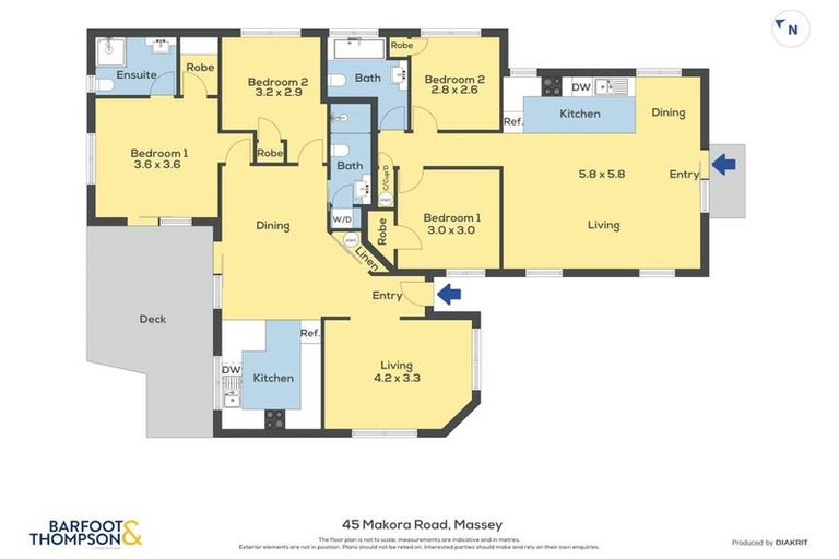 Photo of property in 45 Makora Road, Massey, Auckland, 0614