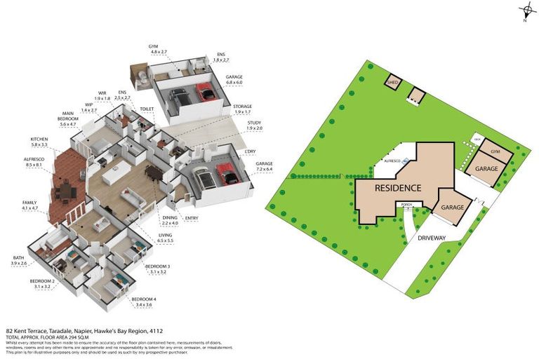 Photo of property in 82 Kent Terrace, Taradale, Napier, 4112