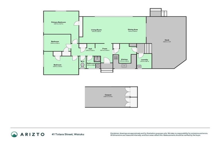 Photo of property in 41 Totara Street, Waiuku, 2123