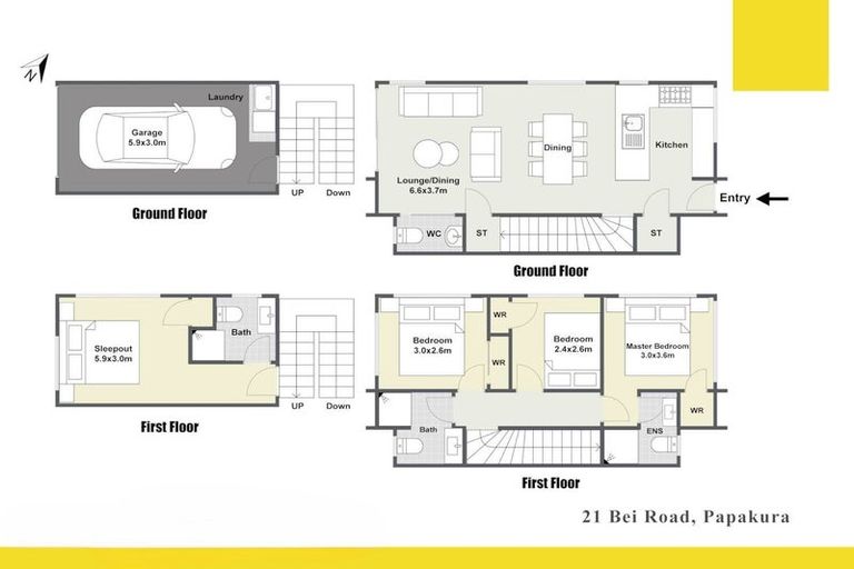 Photo of property in 21 Bei Road, Papakura, 2110