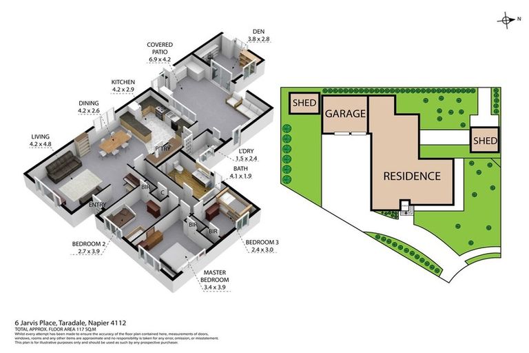 Photo of property in 6 Jarvis Place, Taradale, Napier, 4112