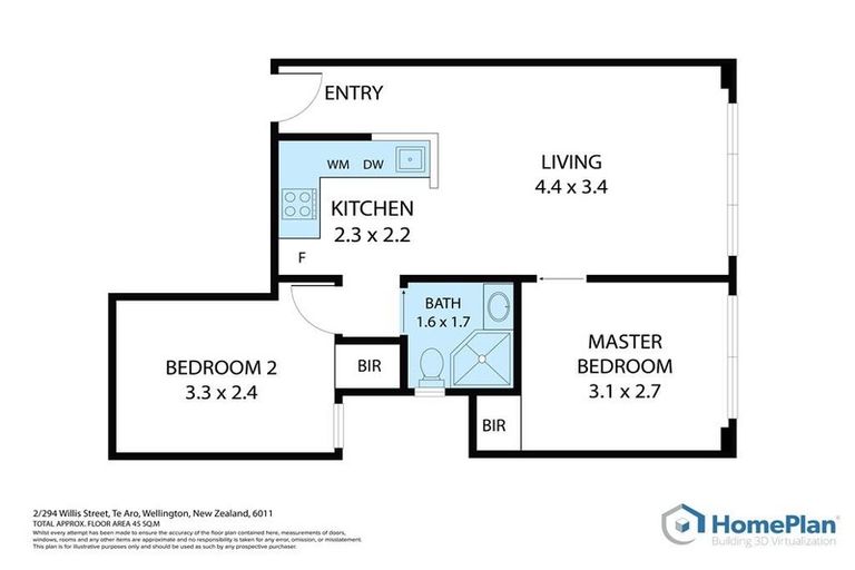 Photo of property in 2/294 Willis Street, Aro Valley, Wellington, 6011