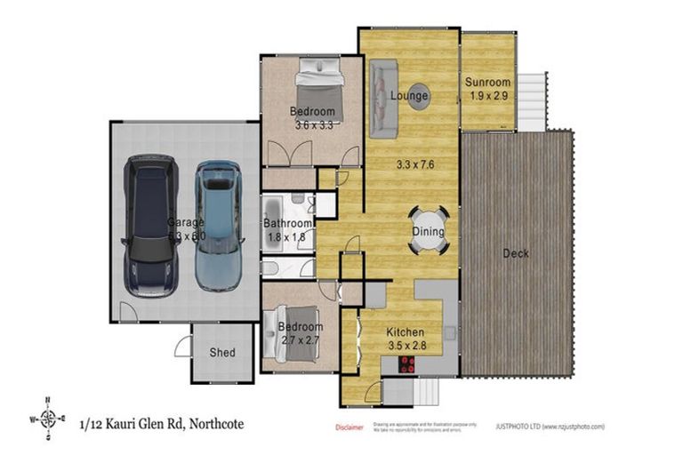 Photo of property in 1/12 Kauri Glen Road, Northcote, Auckland, 0627