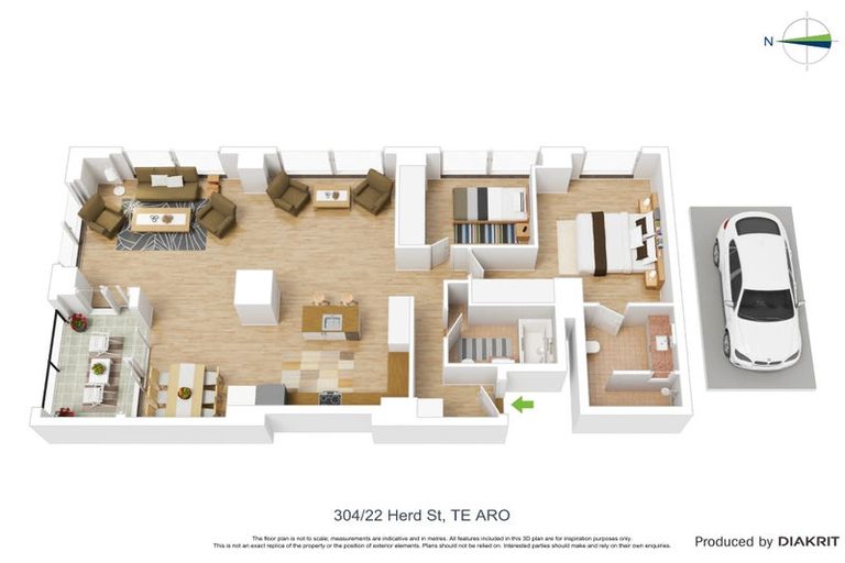 Photo of property in Chaffers Dock, 304/22 Herd Street, Te Aro, Wellington, 6011