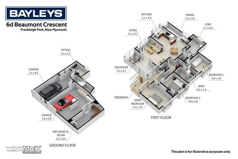 Photo of property in 6d Beaumont Crescent, Frankleigh Park, New Plymouth, 4310