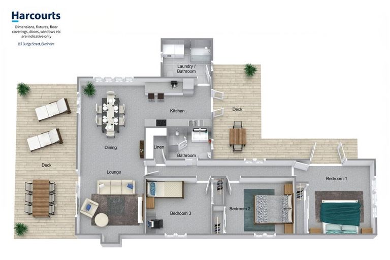 Photo of property in 117 Budge Street, Riversdale, Blenheim, 7201