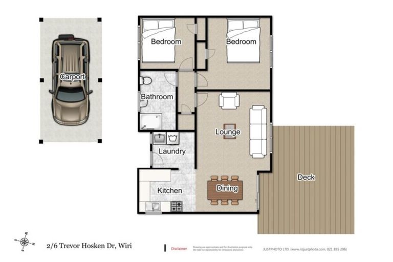 Photo of property in 2/6 Trevor Hosken Drive, Wiri, Auckland, 2104