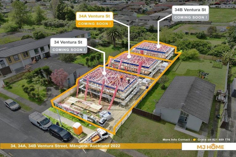 Photo of property in 34 Ventura Street, Mangere, Auckland, 2022