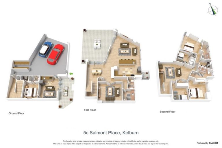 Photo of property in 5c Salmont Place, Kelburn, Wellington, 6012