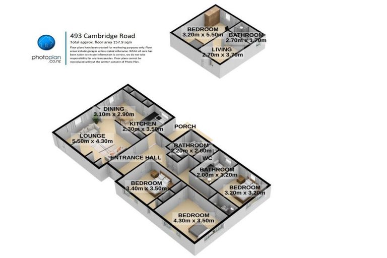 Photo of property in 493 Cambridge Road, Te Awamutu, 3800