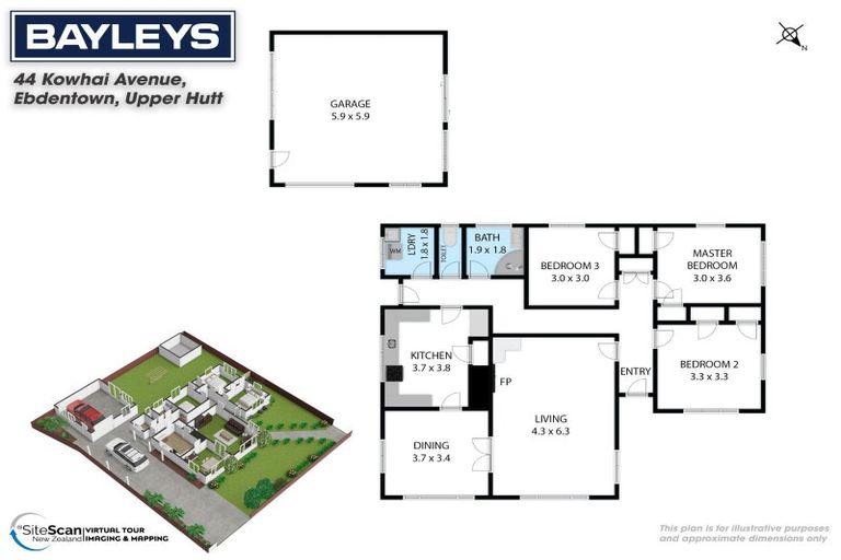 Photo of property in 44 Kowhai Avenue, Ebdentown, Upper Hutt, 5018