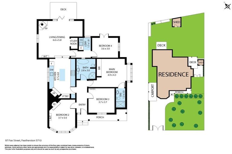 Photo of property in 97 Fox Street, Featherston, 5710