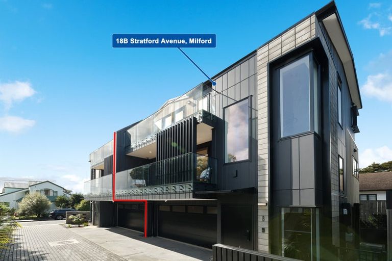 Photo of property in 18b Stratford Avenue, Milford, Auckland, 0620