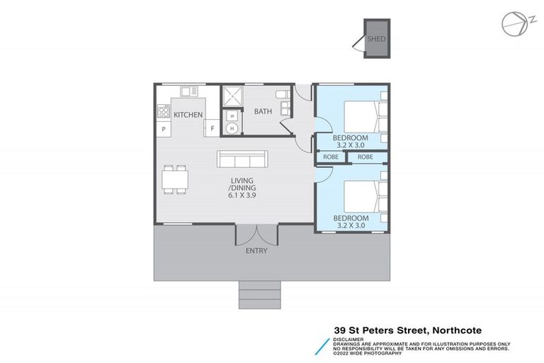 Photo of property in 1/39 St Peters Street, Northcote, Auckland, 0627