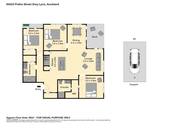 Photo of property in 404/23a Pollen Street, Grey Lynn, Auckland, 1021